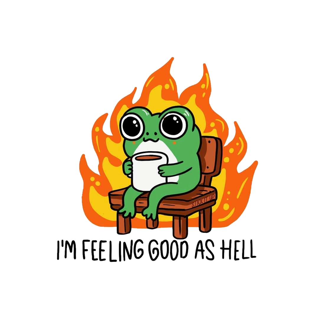 I'm Feeling Good As Hell Sticker
